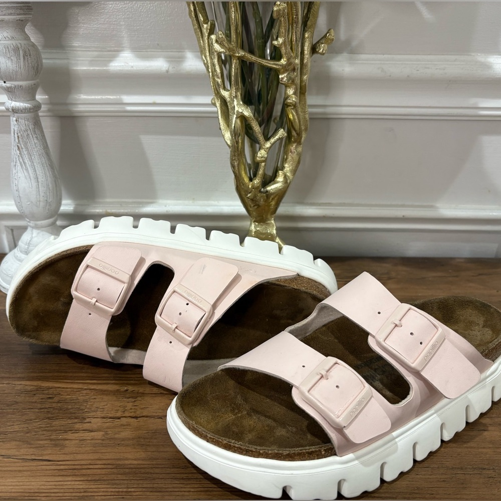 papillio platform chunky powder pink Women's Sandals Birkenstocks